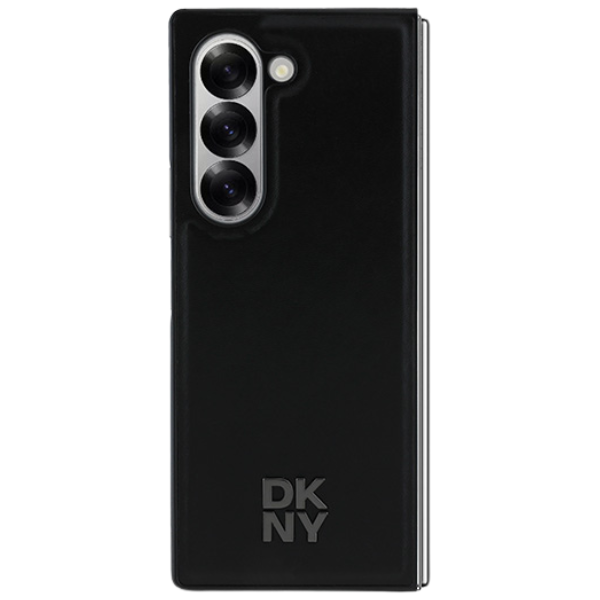 Dėklas DKNY DKHMZFD6PSMCSLK Z Fold6 F956 juodos spalvos Magsafe Plain Leather Metal Stack Logo aprašymas - Prekės nuotrauka Dėklas DKNY DKHMZFD6PSMCSLK Z Fold6 F956 juodos spalvos Magsafe Plain Leather Metal Stack Logo aprašymas - Prekės nuotrauka