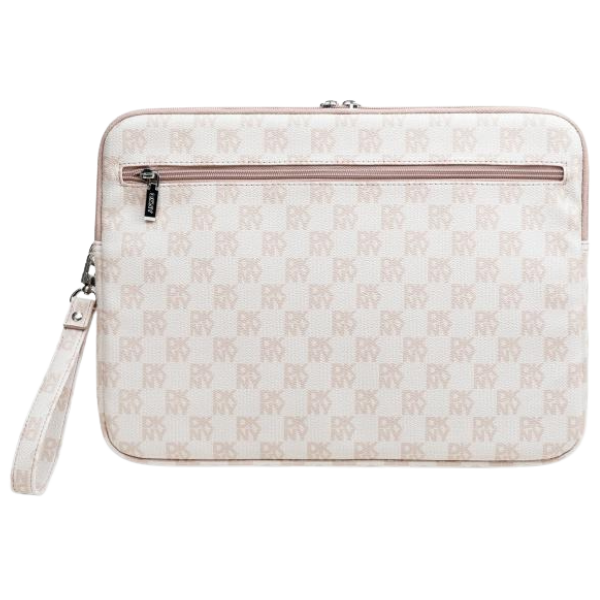 DKNY kompiuterio dėklas DKCS14PVSHLP 14″ rožinės spalvos su raštuotais dryžiais aprašymas - Prekės nuotrauka