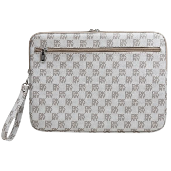 DKNY Kompiuterio dėklas DKCS16PVSHLE 16″ smėlio spalvos su raudonais dryžiais (Pattern Printed Stripes) aprašymas - Prekės nuotrauka