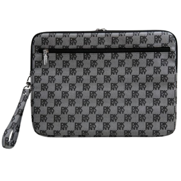 DKNY kompiuterio dėklas DKCS16PVSHLK 16″ juodos spalvos su raudonų dryžių raštu aprašymas - Prekės nuotrauka