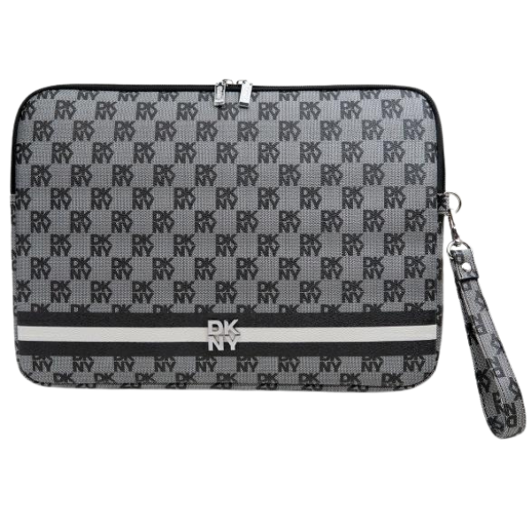 DKNY kompiuterio dėklas DKCS16PVSHLK 16″ juodos spalvos su raudonų dryžių raštu aprašymas - Prekės nuotrauka