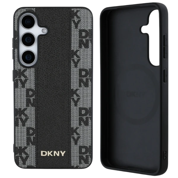 DKNY Leather Checkered Pattern MagSafe Samsung Galaxy S25 dėklas telefonui juodos spalvos aprašymas - Prekės nuotrauka DKNY Leather Checkered Pattern MagSafe Samsung Galaxy S25 dėklas telefonui juodos spalvos aprašymas - Prekės nuotrauka