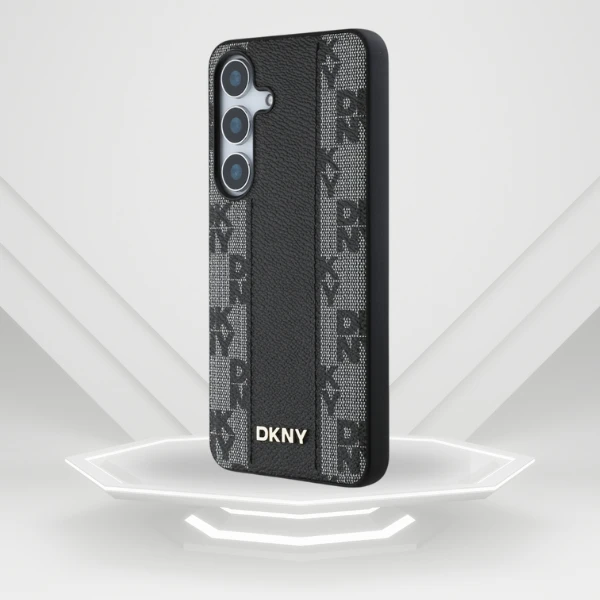 DKNY Leather Checkered Pattern MagSafe Samsung Galaxy S25 dėklas telefonui juodos spalvos aprašymas - Prekės nuotrauka DKNY Leather Checkered Pattern MagSafe Samsung Galaxy S25 dėklas telefonui juodos spalvos aprašymas - Prekės nuotrauka