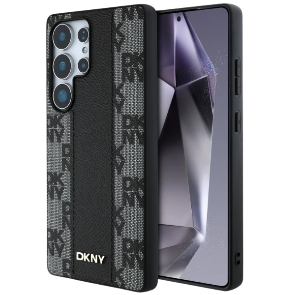 DKNY Leather Checkered Pattern MagSafe Samsung Galaxy S25 Ultra dėklas telefonui juodos spalvos aprašymas - Prekės nuotrauka DKNY Leather Checkered Pattern MagSafe Samsung Galaxy S25 Ultra dėklas telefonui juodos spalvos aprašymas - Prekės nuotrauka
