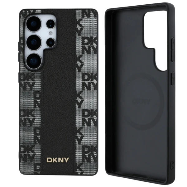 DKNY Leather Checkered Pattern MagSafe Samsung Galaxy S25 Ultra dėklas telefonui juodos spalvos aprašymas - Prekės nuotrauka DKNY Leather Checkered Pattern MagSafe Samsung Galaxy S25 Ultra dėklas telefonui juodos spalvos aprašymas - Prekės nuotrauka