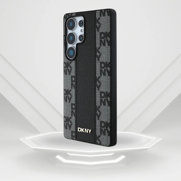 DKNY Leather Checkered Pattern MagSafe Samsung Galaxy S25 Ultra dėklas telefonui juodos spalvos aprašymas - Prekės nuotrauka DKNY Leather Checkered Pattern MagSafe Samsung Galaxy S25 Ultra dėklas telefonui juodos spalvos aprašymas - Prekės nuotrauka