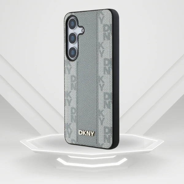 Dėklas DKNY odinis languotas raštas MagSafe Samsung Galaxy S25 taupe aprašymas - Prekės nuotrauka Dėklas DKNY odinis languotas raštas MagSafe Samsung Galaxy S25 taupe aprašymas - Prekės nuotrauka