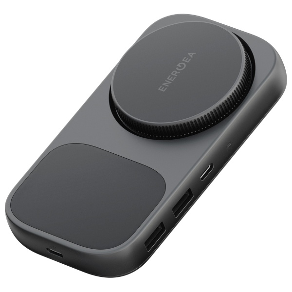 Dokumentų stotelė Energea Widock Plus 7in1 USB-C 3.1 su Qi2 grafito spalvos aprašymas - Prekės nuotrauka