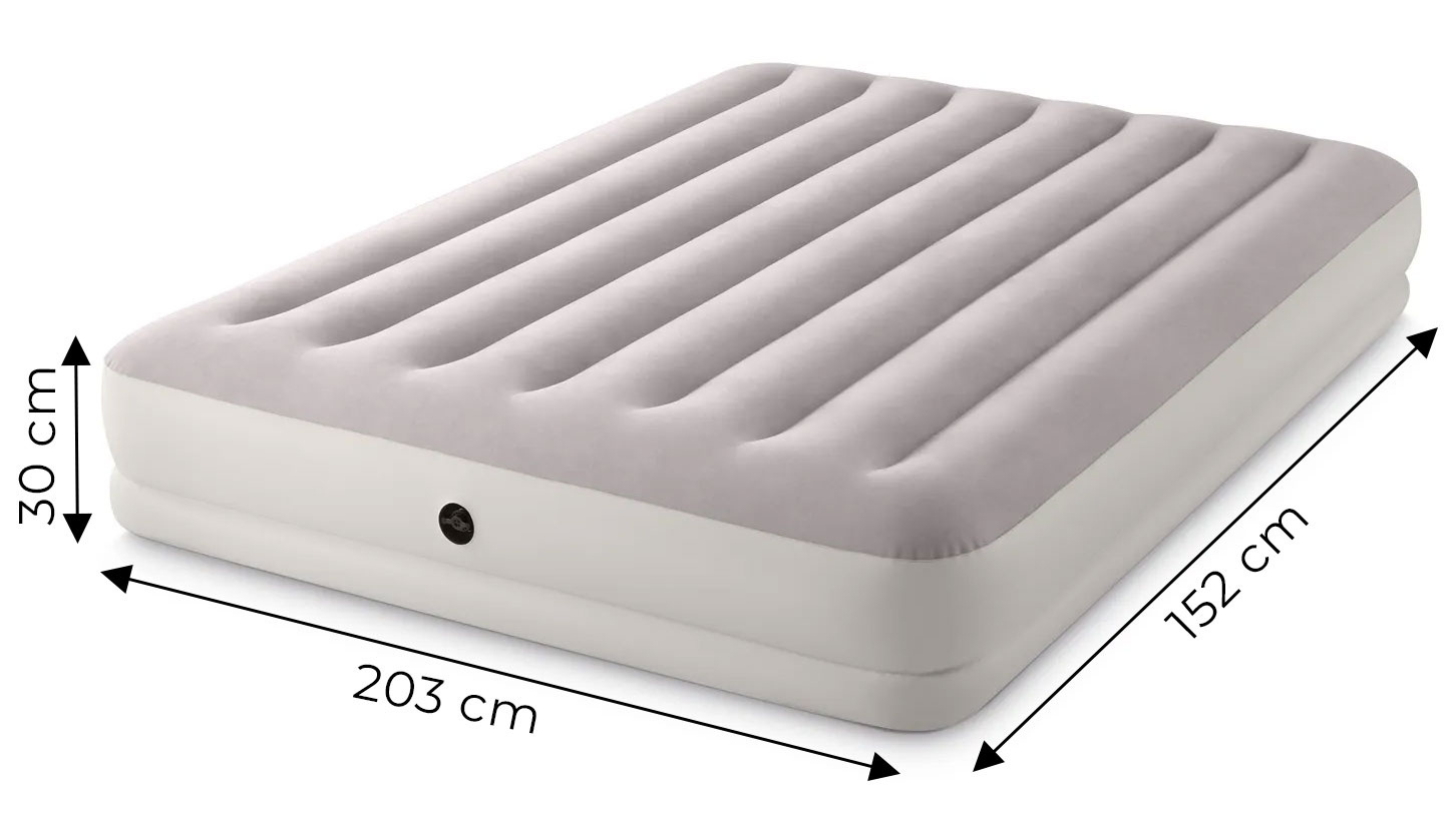 Pripučiamas čiužinys 203x152x30 cm su elektriniu pompa INTEX 64179 aprašymas - Prekės nuotrauka