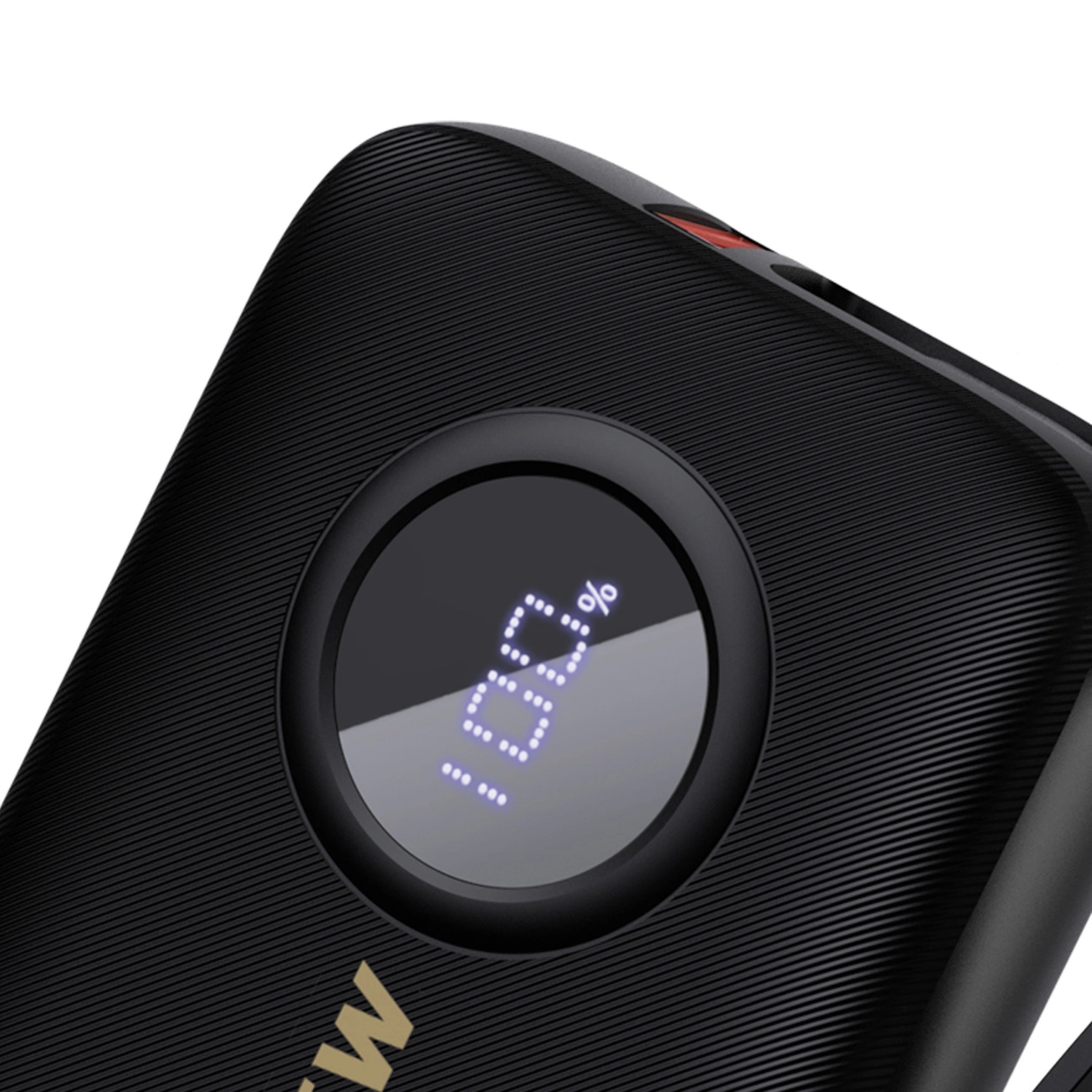 Dudao K14 10000mAh išorinė baterija su USB-C / Lightning kabeliais – juodos spalvos aprašymas - Prekės nuotrauka