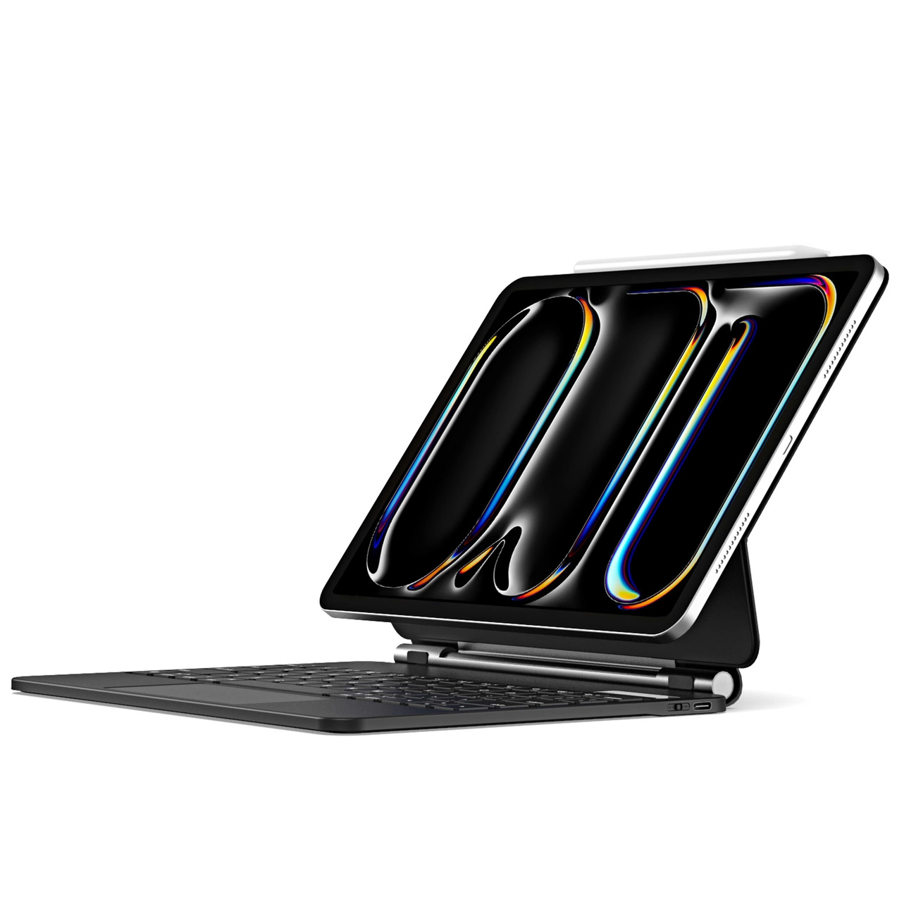Dux Ducis Keyboard (MK Series) dėklas su „Bluetooth“ klaviatūra, skirtas iPad Pro 11″ 2024 – juodos spalvos aprašymas - Prekės nuotrauka