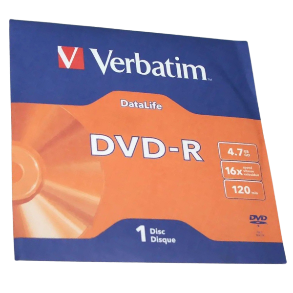 DVD-R Verbatim Datalife 4.7GB 16X 43844 aprašymas - Prekės nuotrauka