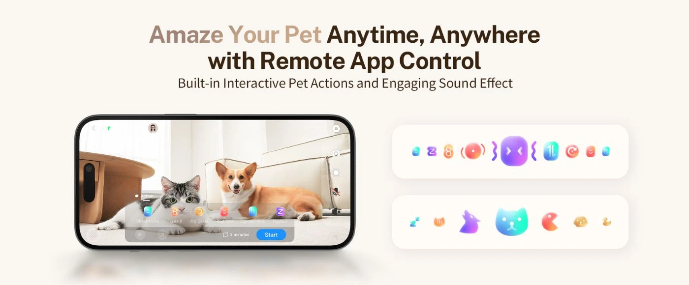 Enabot | ROLA Mini Pet Monitorius | Compact | 3 MP aprašymas - Prekės nuotrauka Enabot | ROLA Mini Pet Monitorius | Compact | 3 MP aprašymas - Prekės nuotrauka