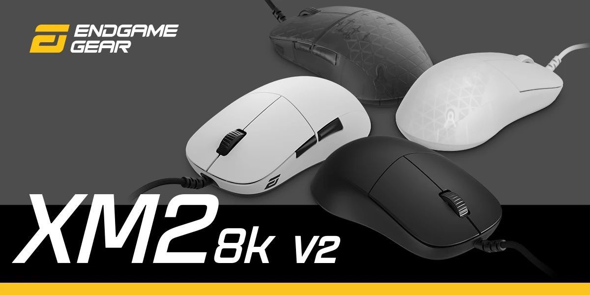 Endgame Gear XM2 8k v2 žaidimų pelė, 8.000Hz – juodos spalvos aprašymas - Prekės nuotrauka