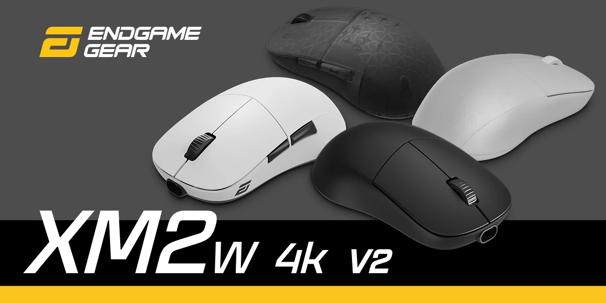 Endgame Gear XM2w 4k v2 žaidimų pelė, 4.000Hz – juodos spalvos aprašymas - Prekės nuotrauka