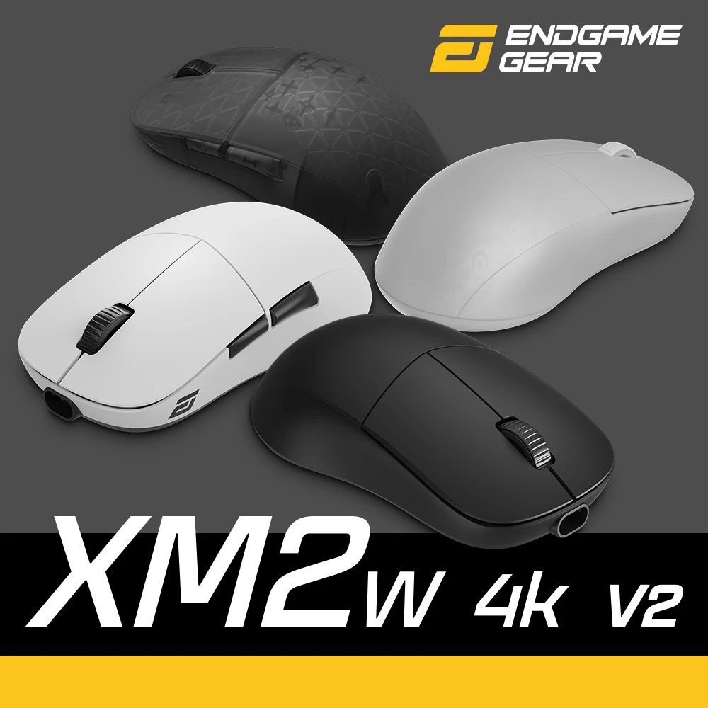 Endgame Gear XM2w 4k v2 žaidimų pelė – Baltas Frost aprašymas - Prekės nuotrauka
