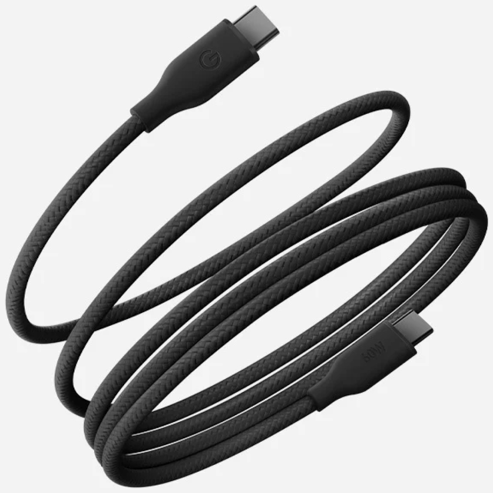 Energea Helix 60 magnetinis USB-C į USB-C laidas 480Mbps 60W 1.5m juodos spalvos aprašymas - Prekės nuotrauka