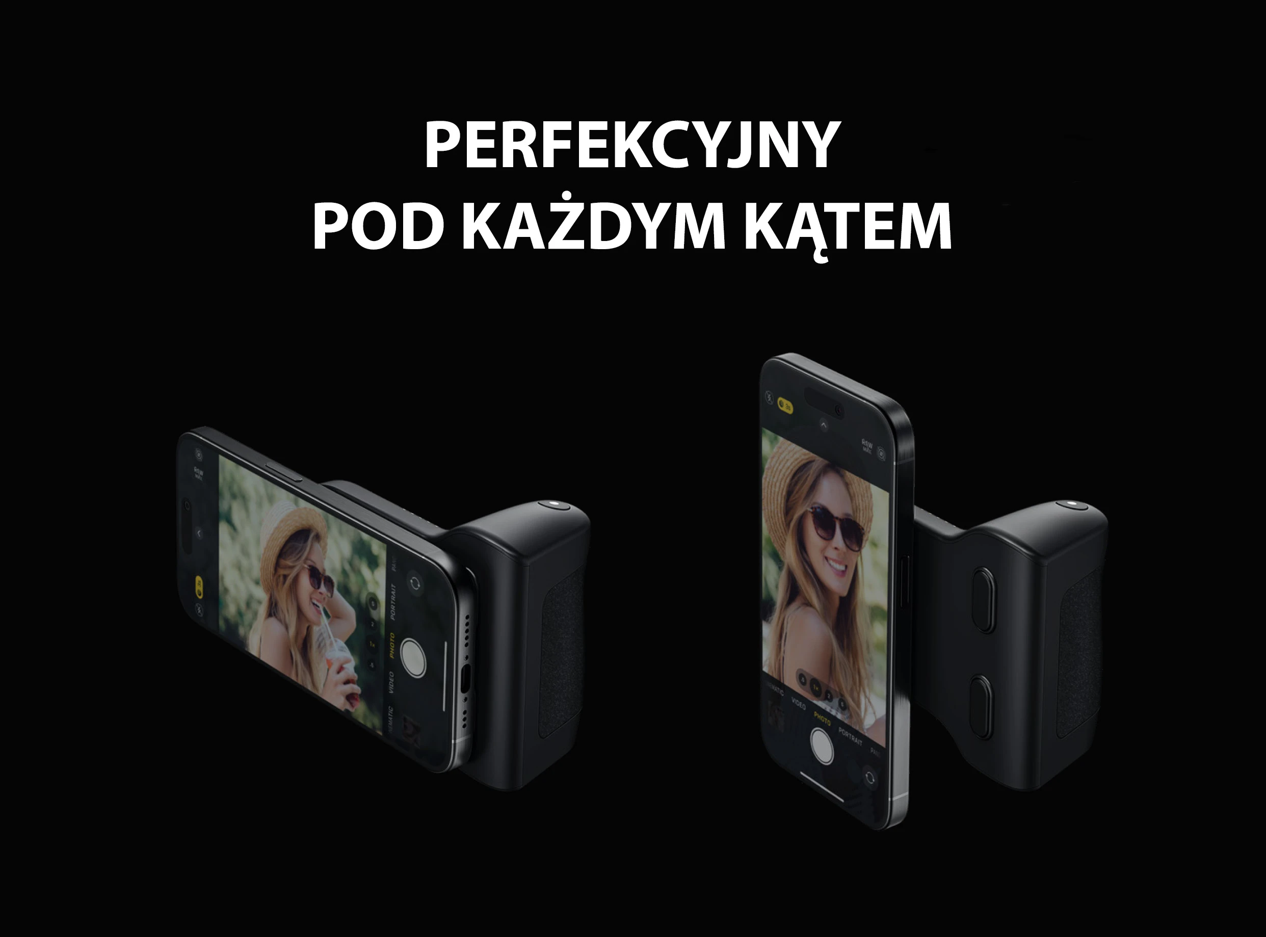 Energea laikiklis fotografavimui su įmontuotu powerbank Magear Magcam Grip juodos spalvos MagSafe PG-MCG5K-BLK aprašymas - Prekės nuotrauka