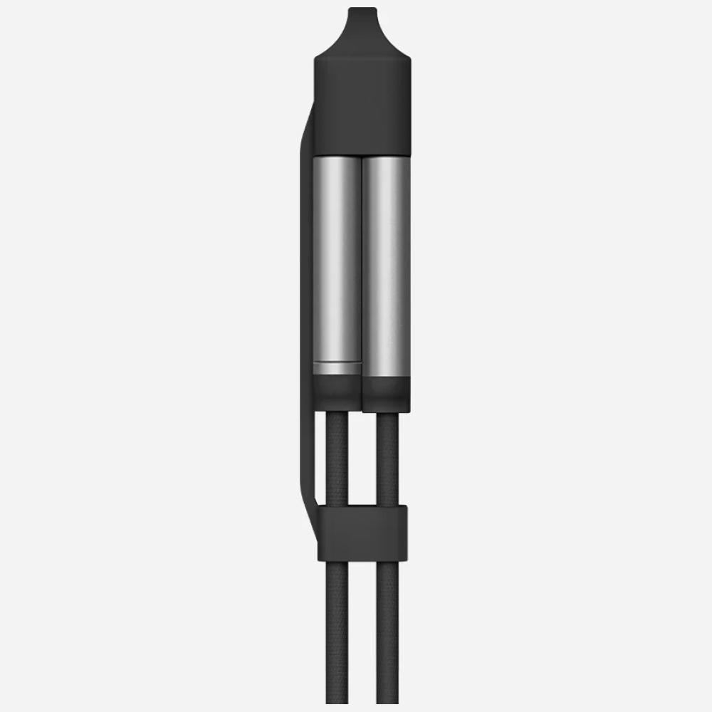 Energea Sheath Travel 2-in-1 laidas USB-C į USB-C/USB-A 480Mbps 60W 1.2m mėlynas aprašymas - Prekės nuotrauka