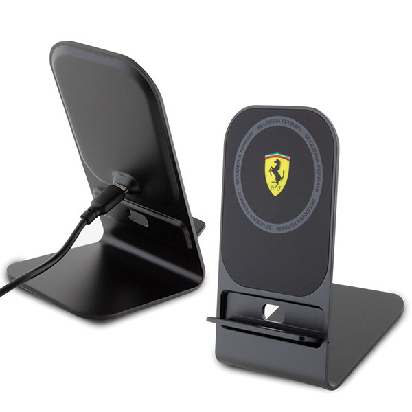 Dėklas Ferrari belaidis įkroviklis FEMFBMALK 15W juodos spalvos 2023 Collection MagSafe aprašymas - Prekės nuotrauka