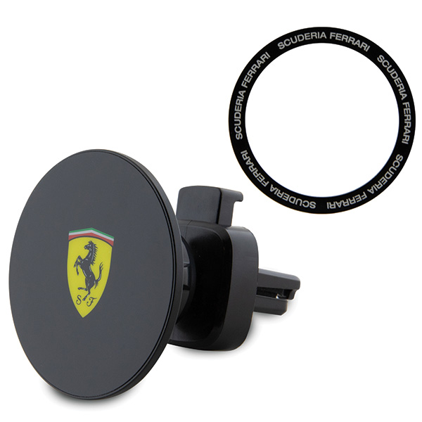 Ferrari FECHMMAK magnetinis laikiklis ventiliacijos grotelėms, juodos spalvos, 2023 Collection, MagSafe aprašymas - Prekės nuotrauka