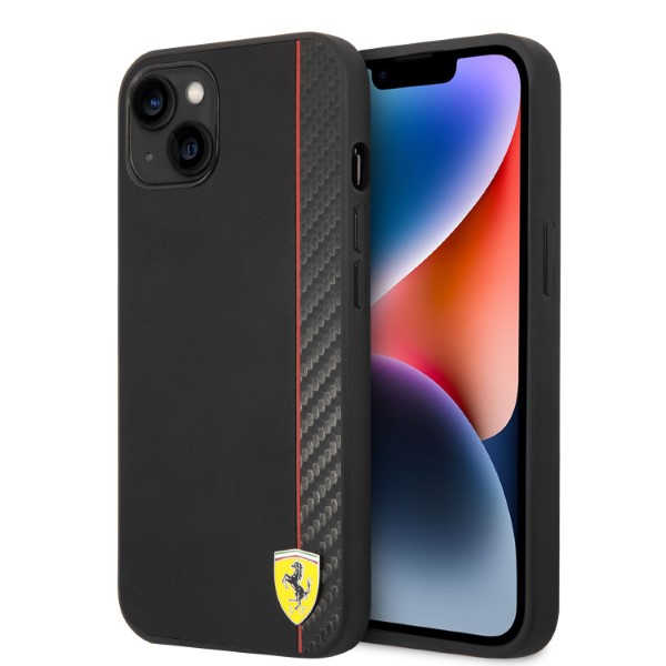 Ferrari FEHCP14MAXBK Apple iPhone 14 Plus / 15 Plus 6.7″ juodos spalvos kietas dėklas Carbon aprašymas - Prekės nuotrauka Ferrari FEHCP14MAXBK Apple iPhone 14 Plus / 15 Plus 6.7″ juodos spalvos kietas dėklas Carbon aprašymas - Prekės nuotrauka