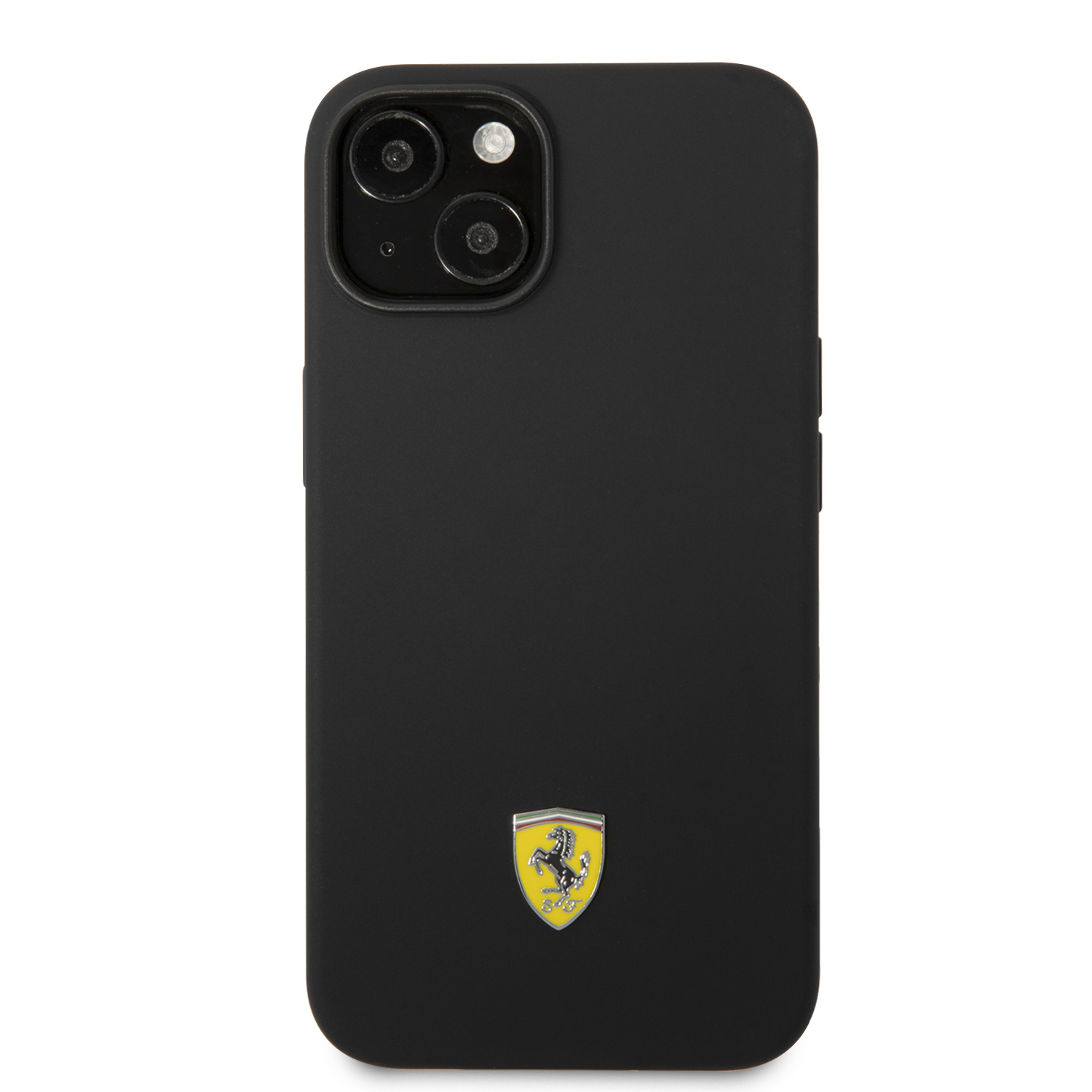 Ferrari FEHCP14MSIBBK Apple iPhone 14 Plus /15 Plus 6,7″ juodos spalvos kietas dėklas Silicone Metal Logo aprašymas - Prekės nuotrauka Ferrari FEHCP14MSIBBK Apple iPhone 14 Plus /15 Plus 6,7″ juodos spalvos kietas dėklas Silicone Metal Logo aprašymas - Prekės nuotrauka