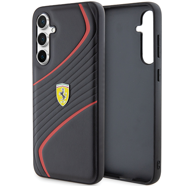 Ferrari FEHCS23FEPTWK S23 FE S711 juodos spalvos kietas dėklas Twist Metal Logo aprašymas - Prekės nuotrauka