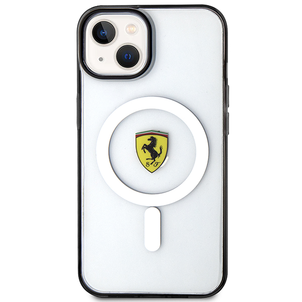 Ferrari FEHMP14MURKT Apple iPhone 14 Plus / 15 Plus 6.7″ skaidrus kietas dėklas Outline Magsafe aprašymas - Prekės nuotrauka Ferrari FEHMP14MURKT Apple iPhone 14 Plus / 15 Plus 6.7″ skaidrus kietas dėklas Outline Magsafe aprašymas - Prekės nuotrauka
