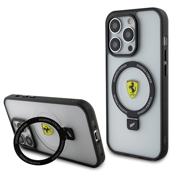 Ferrari FEHMP15LUSCAH Apple iPhone 15 Pro 6.1″ skaidrus kietas dėklas Ring Stand 2023 Collection MagSafe aprašymas - Prekės nuotrauka Ferrari FEHMP15LUSCAH Apple iPhone 15 Pro 6.1″ skaidrus kietas dėklas Ring Stand 2023 Collection MagSafe aprašymas - Prekės nuotrauka