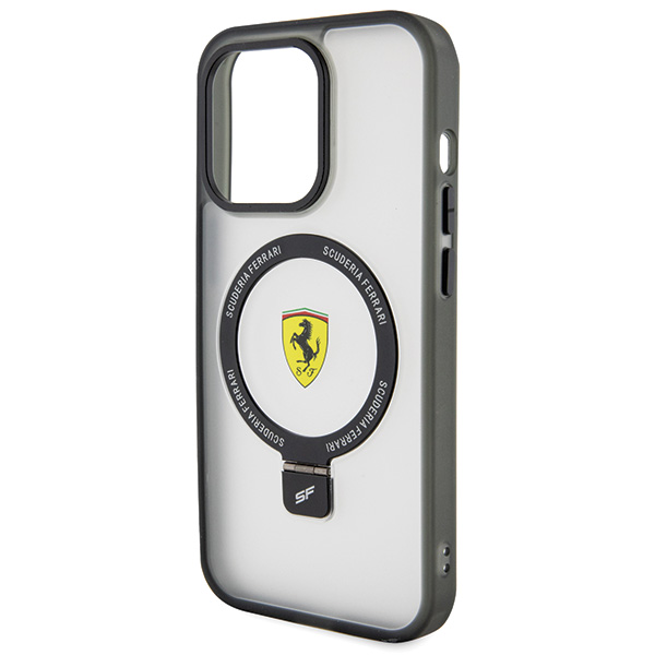 Ferrari FEHMP15LUSCAH Apple iPhone 15 Pro 6.1″ skaidrus kietas dėklas Ring Stand 2023 Collection MagSafe aprašymas - Prekės nuotrauka Ferrari FEHMP15LUSCAH Apple iPhone 15 Pro 6.1″ skaidrus kietas dėklas Ring Stand 2023 Collection MagSafe aprašymas - Prekės nuotrauka