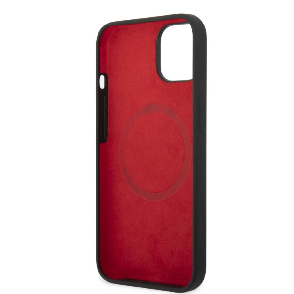 Ferrari FEHMSIP14MBK Apple iPhone 14 Plus / 15 Plus 6.7″ juodos spalvos kietas dėklas Silicone Metal Logo Magsafe aprašymas - Prekės nuotrauka Ferrari FEHMSIP14MBK Apple iPhone 14 Plus / 15 Plus 6.7″ juodos spalvos kietas dėklas Silicone Metal Logo Magsafe aprašymas - Prekės nuotrauka