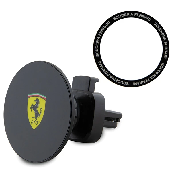 Ferrari magnetinis laikiklis FECHMMAK oro grotelėms juodos spalvos 2023 Collection MagSafe aprašymas - Prekės nuotrauka Ferrari magnetinis laikiklis FECHMMAK oro grotelėms juodos spalvos 2023 Collection MagSafe aprašymas - Prekės nuotrauka