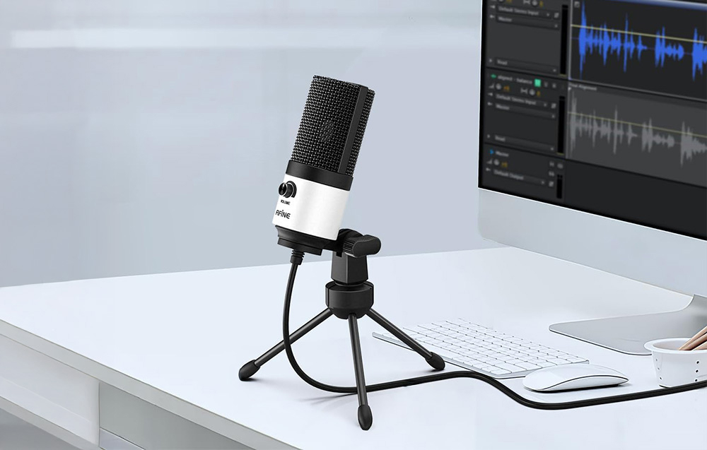 Fifine K669BW studio microphone (baltas) aprašymas - Prekės nuotrauka