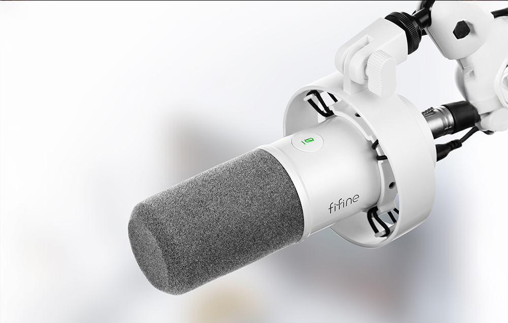 Mikrofonas dynamiczny Fifine T688W (baltas) aprašymas - Prekės nuotrauka