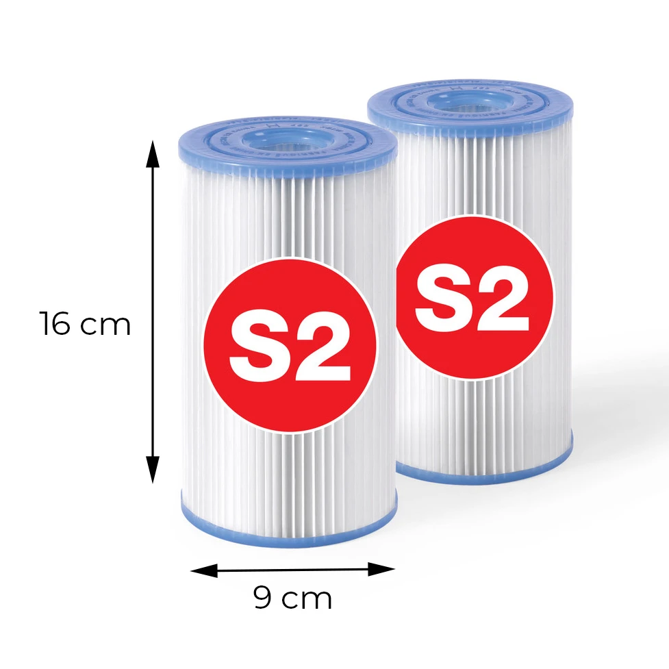 Filtras Pure Spa siurbliui, S2 tipas, 2 vnt. rinkinys, INTEX 29012 aprašymas - Prekės nuotrauka