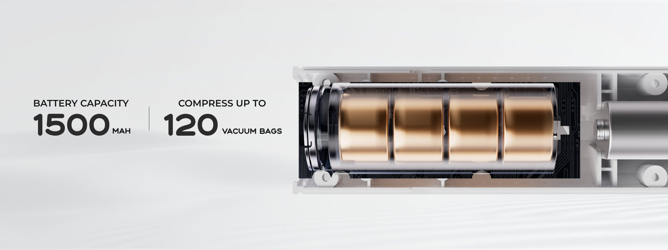 Vacuum Bags Flextail Nano krepšių rinkinys, 3 vnt. aprašymas - Prekės nuotrauka