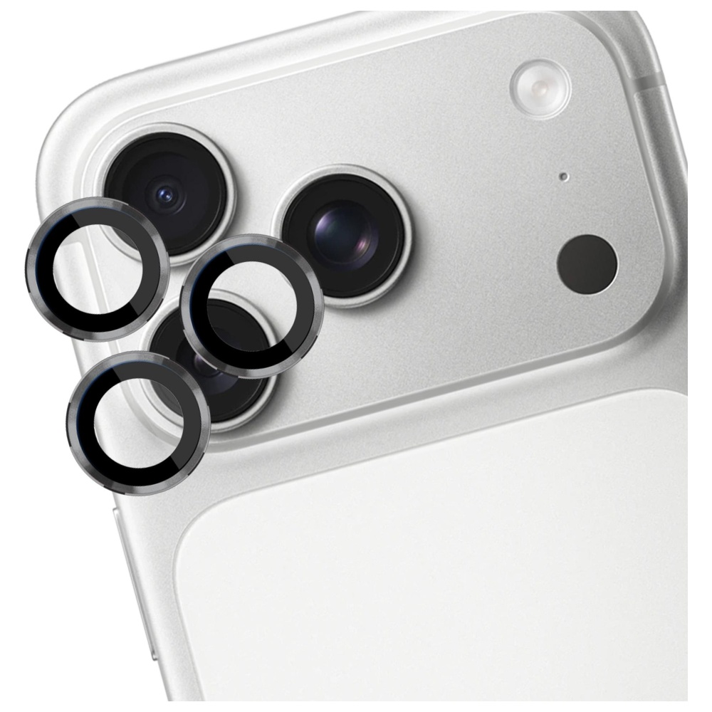 Fotoaparato objektyvo apsauga 3MK Lens Protection Pro, skirta iPhone 17 Pro / 17 Pro Max, pilka aprašymas - Prekės nuotrauka