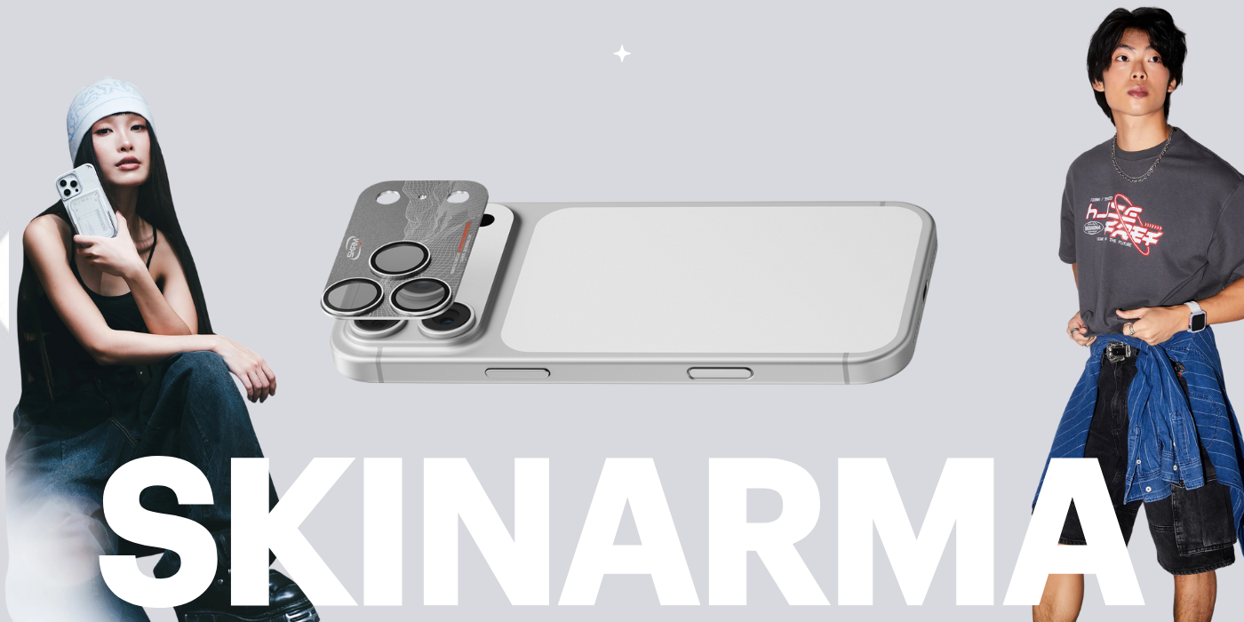 Fotoaparato objektyvo stiklas Skinarma Sonix Full Aliuminio skirtas iPhone 17 Pro Max sidabrinis aprašymas - Prekės nuotrauka