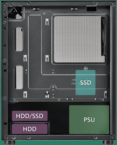 FSP Case | S110-B | Juodas | M-ATX Mid Tower aprašymas - Prekės nuotrauka FSP Case | S110-B | Juodas | M-ATX Mid Tower aprašymas - Prekės nuotrauka