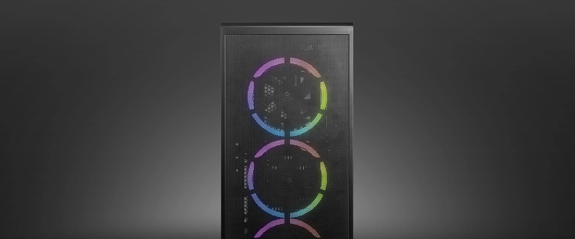GAMING kompiuterio korpusas AZZA Prime 360, su 3xARGB Fan, ATX, Micro ATX, ITX, side window made of tempered glass, Without PSU (bottom), CSAZ-360 aprašymas - Prekės nuotrauka