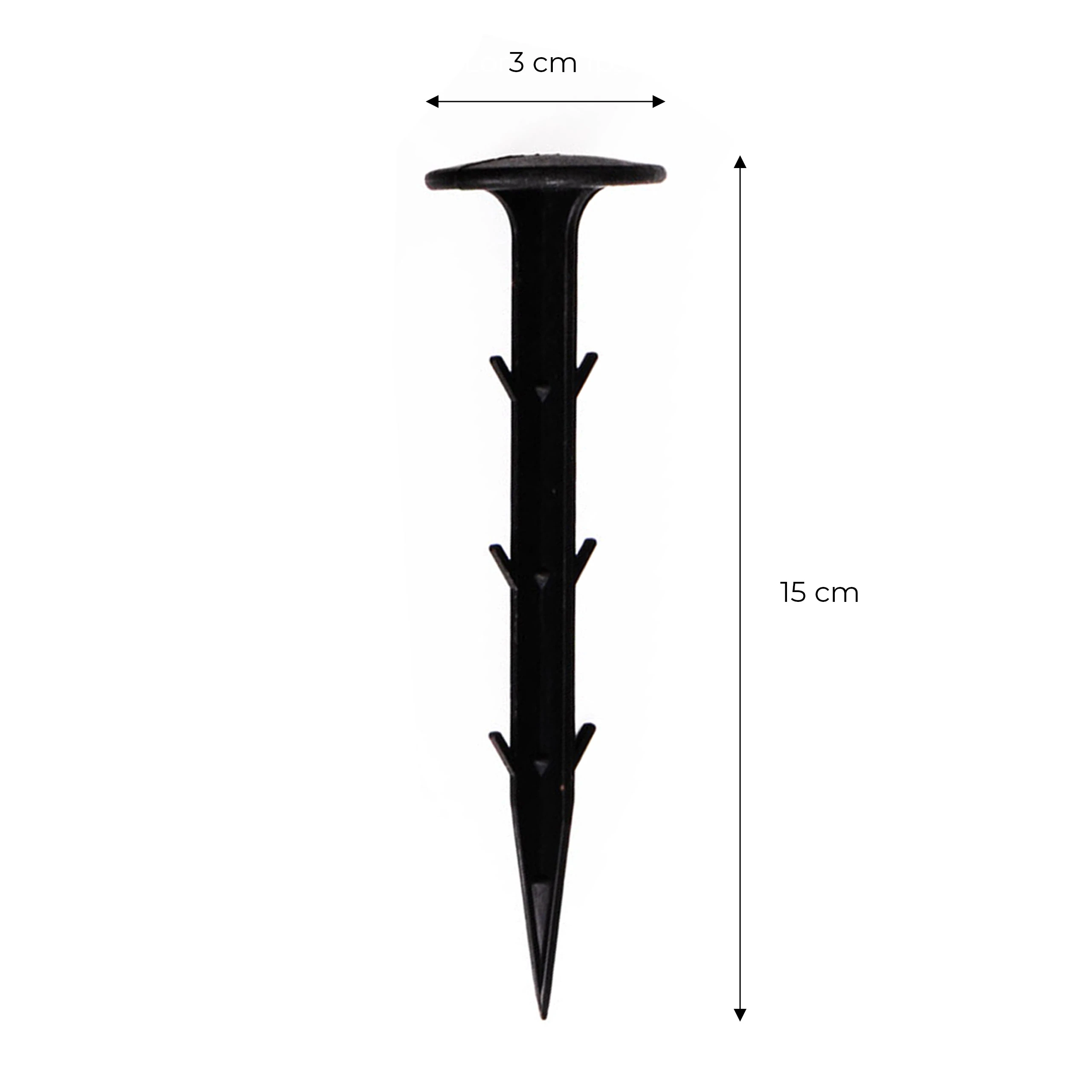 Gruntą tvirtinantys kaiščiai – tvirtinimo kuoliukai, 50 vnt., 15 cm, MultiGarden aprašymas - Prekės nuotrauka