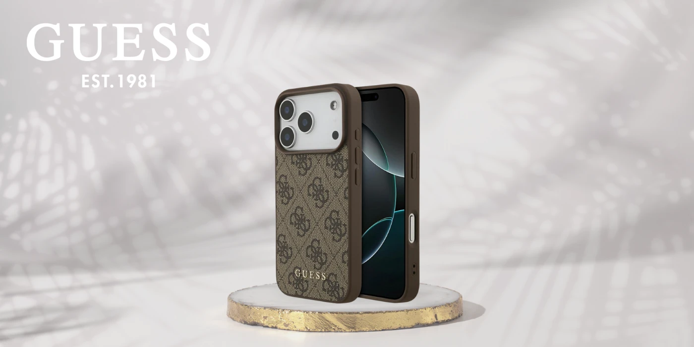 Guess 4G Classic dėklas skirtas Apple iPhone 17 Pro rudos spalvos aprašymas - Prekės nuotrauka Guess 4G Classic dėklas skirtas Apple iPhone 17 Pro rudos spalvos aprašymas - Prekės nuotrauka