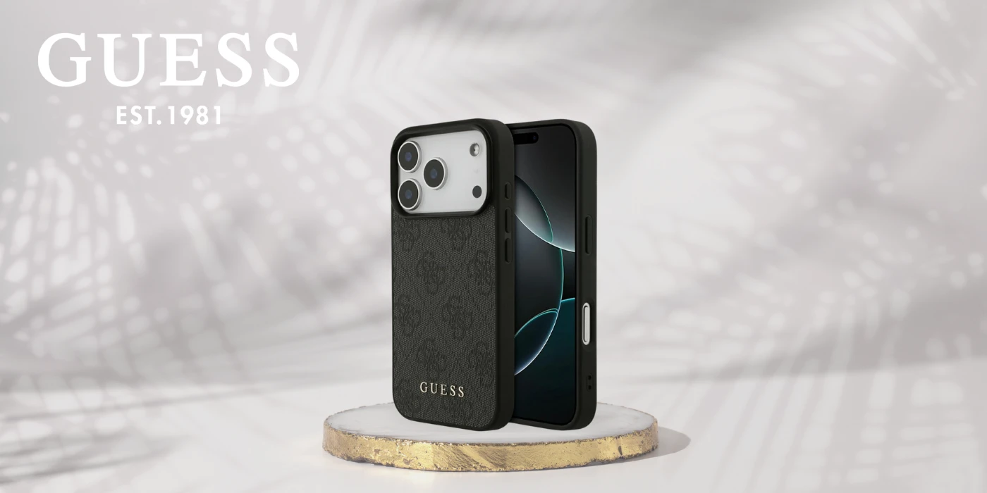 Guess 4G Classic dėklas skirtas Apple iPhone 17 Pro juodos spalvos aprašymas - Prekės nuotrauka Guess 4G Classic dėklas skirtas Apple iPhone 17 Pro juodos spalvos aprašymas - Prekės nuotrauka