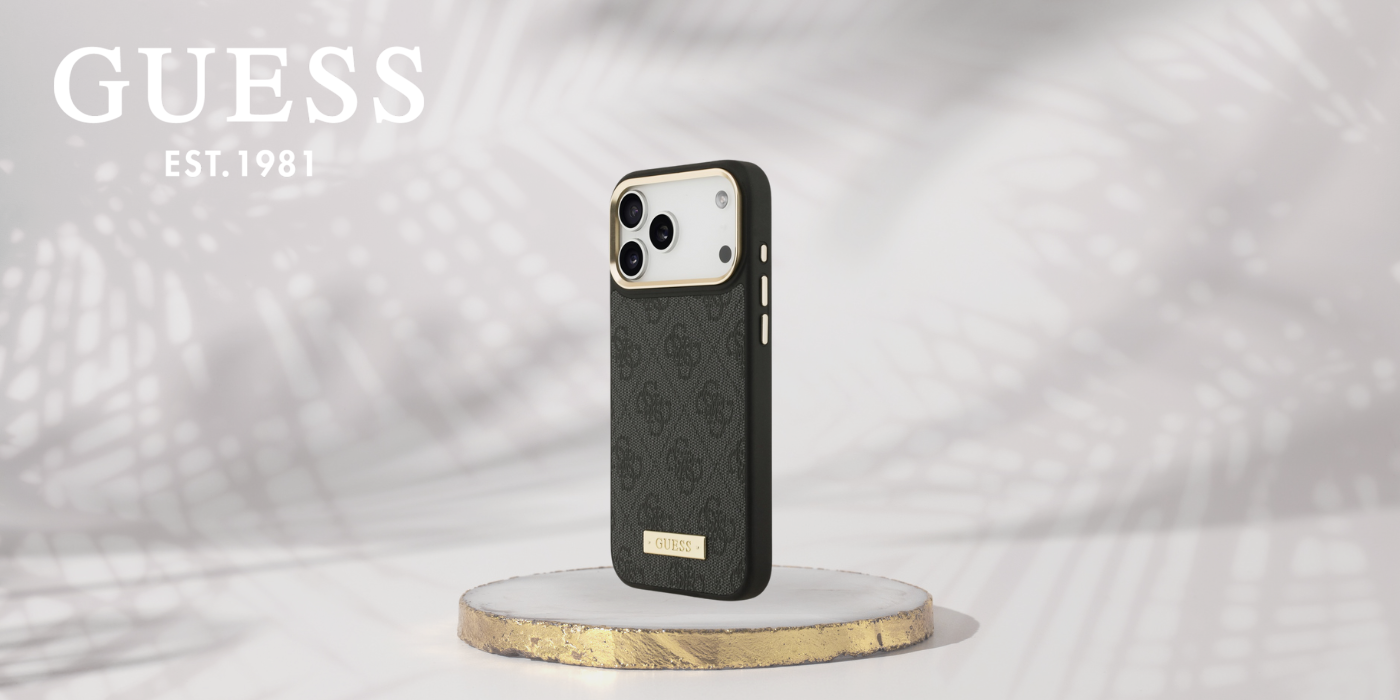 Guess 4G Logo Plate MagSafe dėklas Apple iPhone 17 Pro Max juodos spalvos aprašymas - Prekės nuotrauka Guess 4G Logo Plate MagSafe dėklas Apple iPhone 17 Pro Max juodos spalvos aprašymas - Prekės nuotrauka