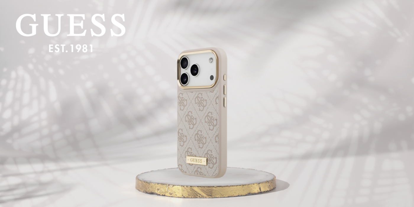Guess 4G Logo Plate MagSafe dėklas Apple iPhone 17 Pro rožinės spalvos aprašymas - Prekės nuotrauka Guess 4G Logo Plate MagSafe dėklas Apple iPhone 17 Pro rožinės spalvos aprašymas - Prekės nuotrauka