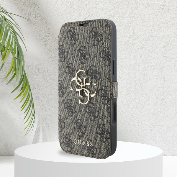 Guess 4G Metal Logo Apple iPhone 16 Pro Max - dėklas telefonui juodos spalvos aprašymas - Prekės nuotrauka Guess 4G Metal Logo Apple iPhone 16 Pro Max - dėklas telefonui juodos spalvos aprašymas - Prekės nuotrauka