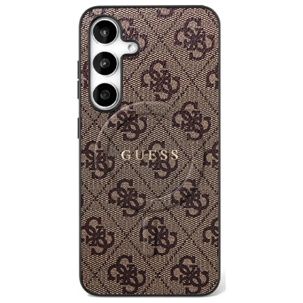 Guess 4G Ring Classic Logo MagSafe dėklas skirtas Samsung Galaxy S25 FE rudos spalvos aprašymas - Prekės nuotrauka Guess 4G Ring Classic Logo MagSafe dėklas skirtas Samsung Galaxy S25 FE rudos spalvos aprašymas - Prekės nuotrauka