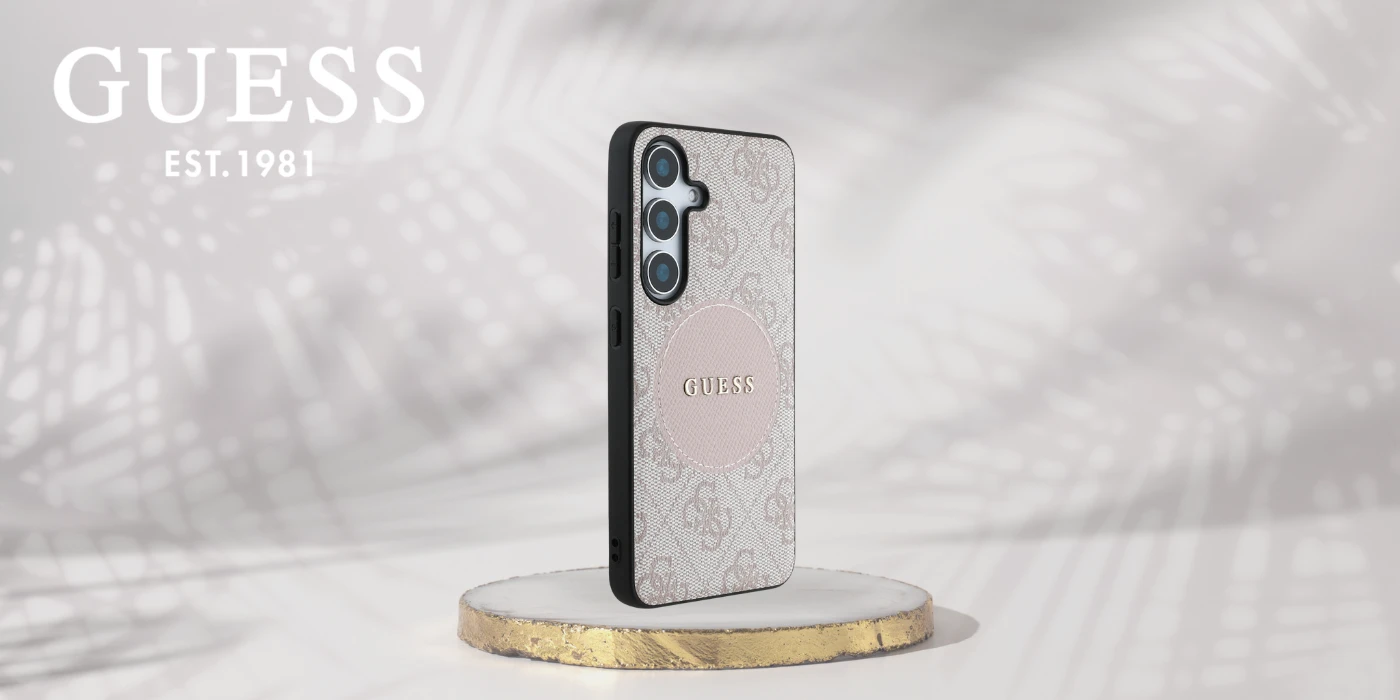 Guess 4G Round Patch Classic Logo MagSafe Samsung Galaxy S25 Plus dėklas telefonui rožinės spalvos aprašymas - Prekės nuotrauka Guess 4G Round Patch Classic Logo MagSafe Samsung Galaxy S25 Plus dėklas telefonui rožinės spalvos aprašymas - Prekės nuotrauka