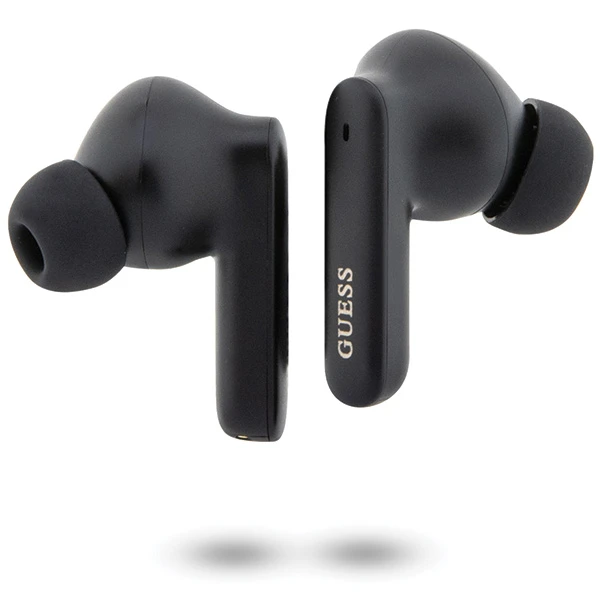 Guess ausinės Bluetooth GUTWST50EK TWS juodos spalvos Classic EST aprašymas - Prekės nuotrauka Guess ausinės Bluetooth GUTWST50EK TWS juodos spalvos Classic EST aprašymas - Prekės nuotrauka